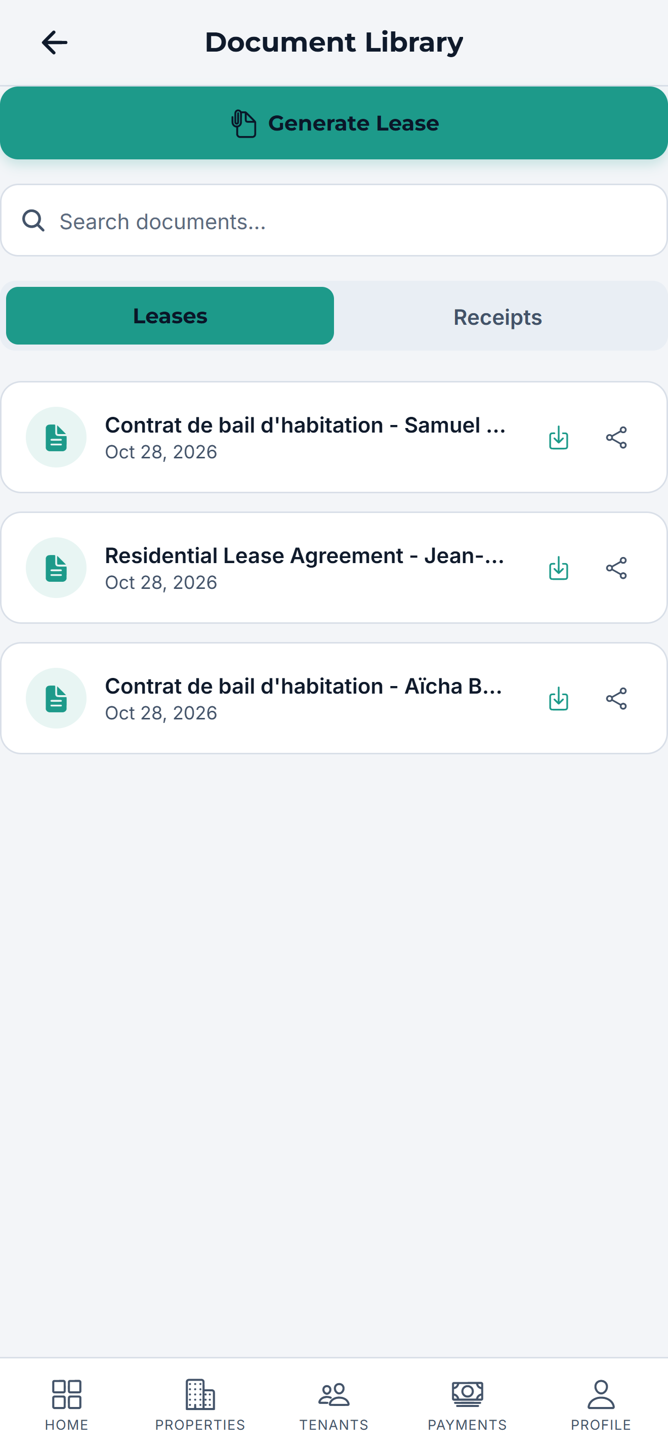 Bilingual leases in seconds.